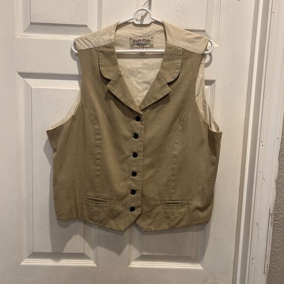 Wah Maker Vintage Collection Made‎ In The USA Cotton Vest XL - Picture 1 of 8